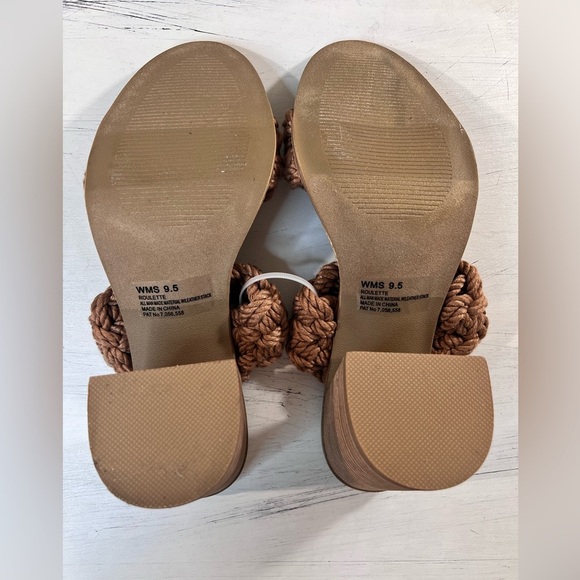 DV Dolce Vita Roulette Block Heel Slide Sandal, Color Toffee, Size 9.5 - Picture 5 of 6